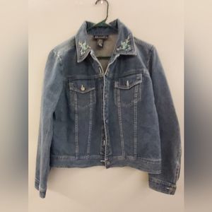 Vintage Embroidered Jean jacket